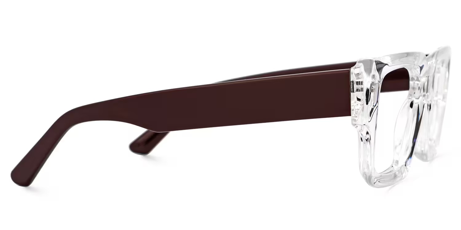 Garza Glasses - Garza Rectangle Crystal Glasses 4 Garza Glasses - Garza Rectangle Crystal Glasses