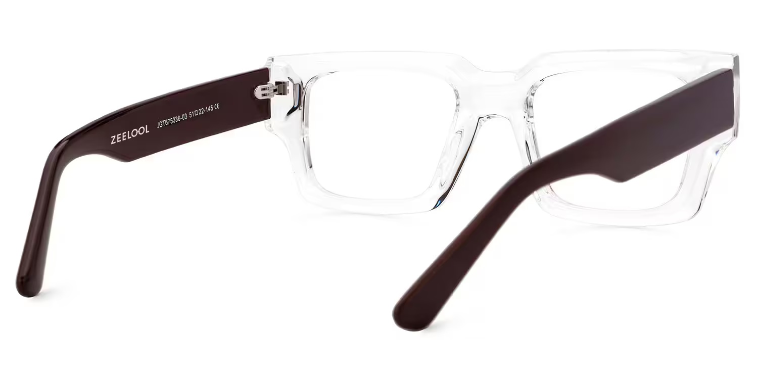 Garza Glasses - Garza Rectangle Crystal Glasses 5 Garza Glasses - Garza Rectangle Crystal Glasses