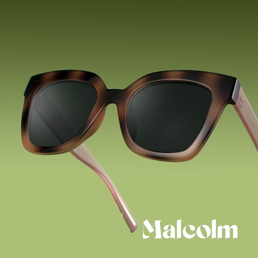 Malcolm Glasses - Malcolm Square Burnt Umber Sunglasses