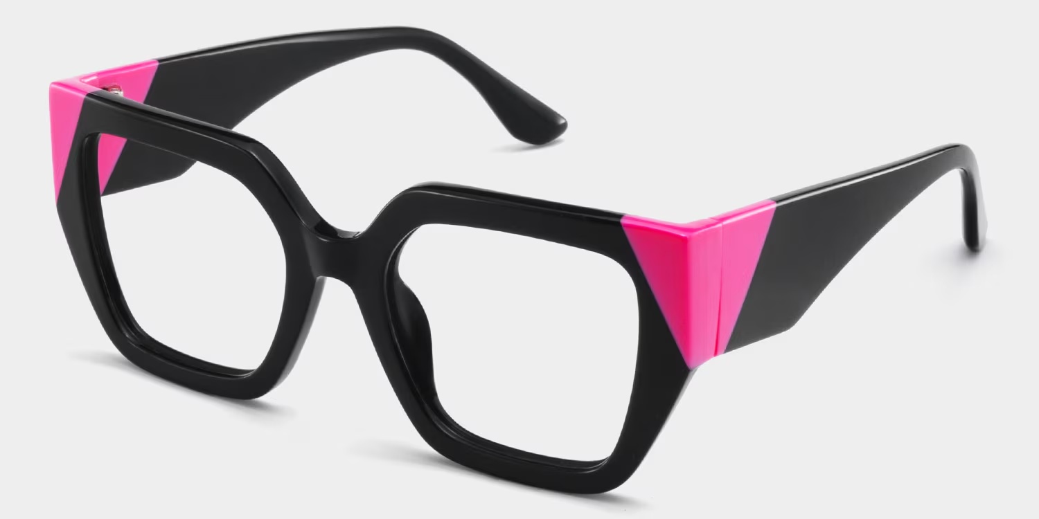 Viva Glasses - Viva Square Black Glasses 5 Viva Glasses - Viva Square Black Glasses