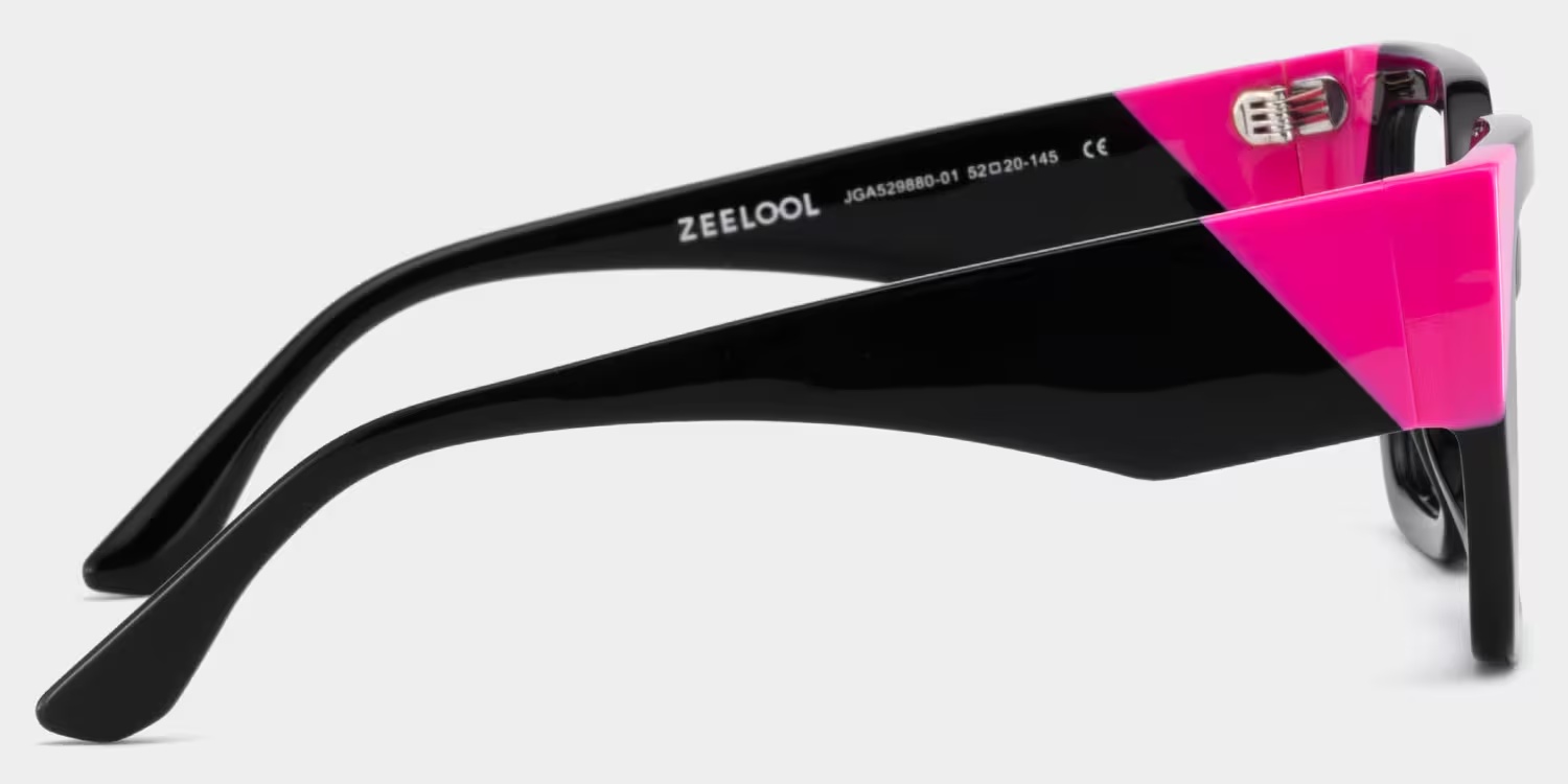 Viva Glasses - Viva Square Black Glasses 6 Viva Glasses - Viva Square Black Glasses