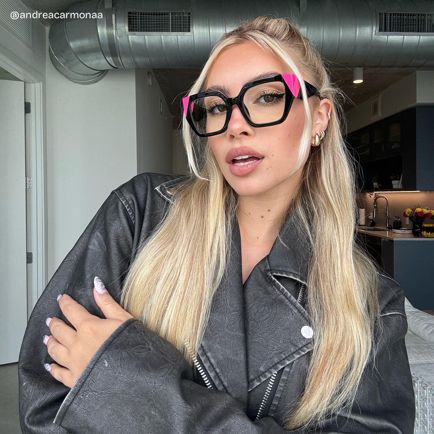 Viva Glasses - Viva Square Black Glasses 8 Viva Glasses - Viva Square Black Glasses