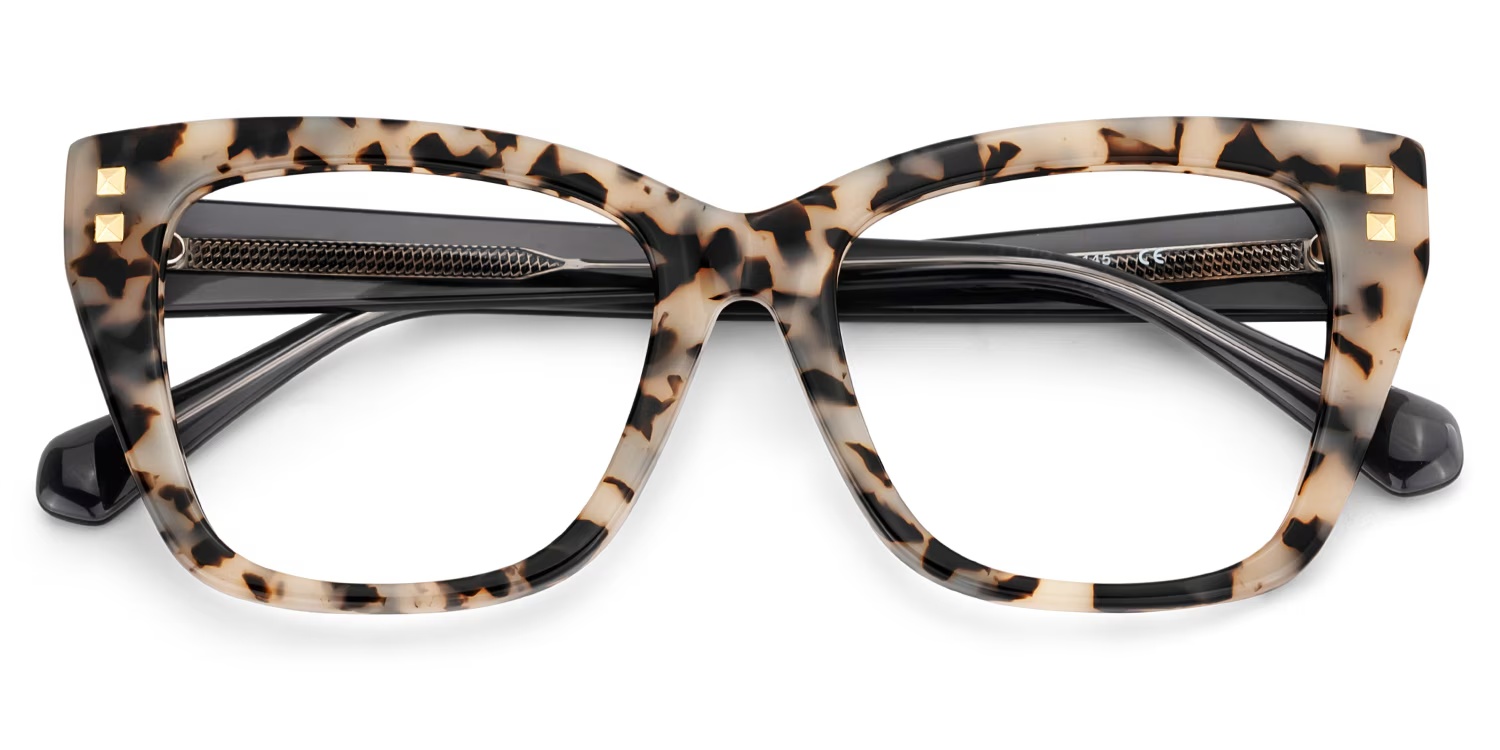 Tessia Glasses - Tessia Square Tortoise Glasses 4 Tessia Glasses - Tessia Square Tortoise Glasses