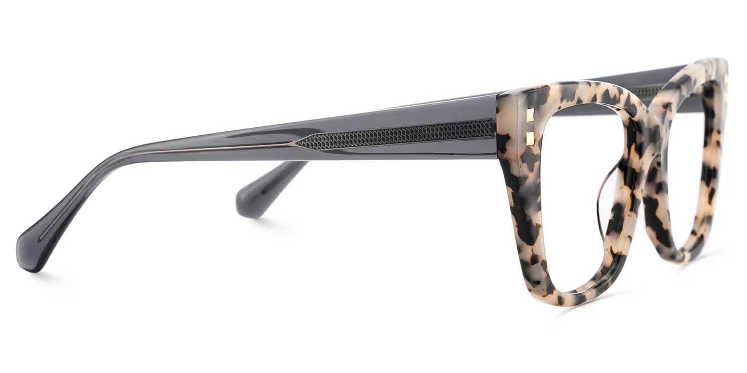 Tessia Glasses - Tessia Square Tortoise Glasses 6 Tessia Glasses - Tessia Square Tortoise Glasses