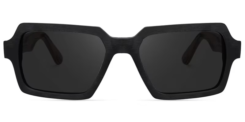 Arthur Glasses - Arthur Geometric Black Sunglasses