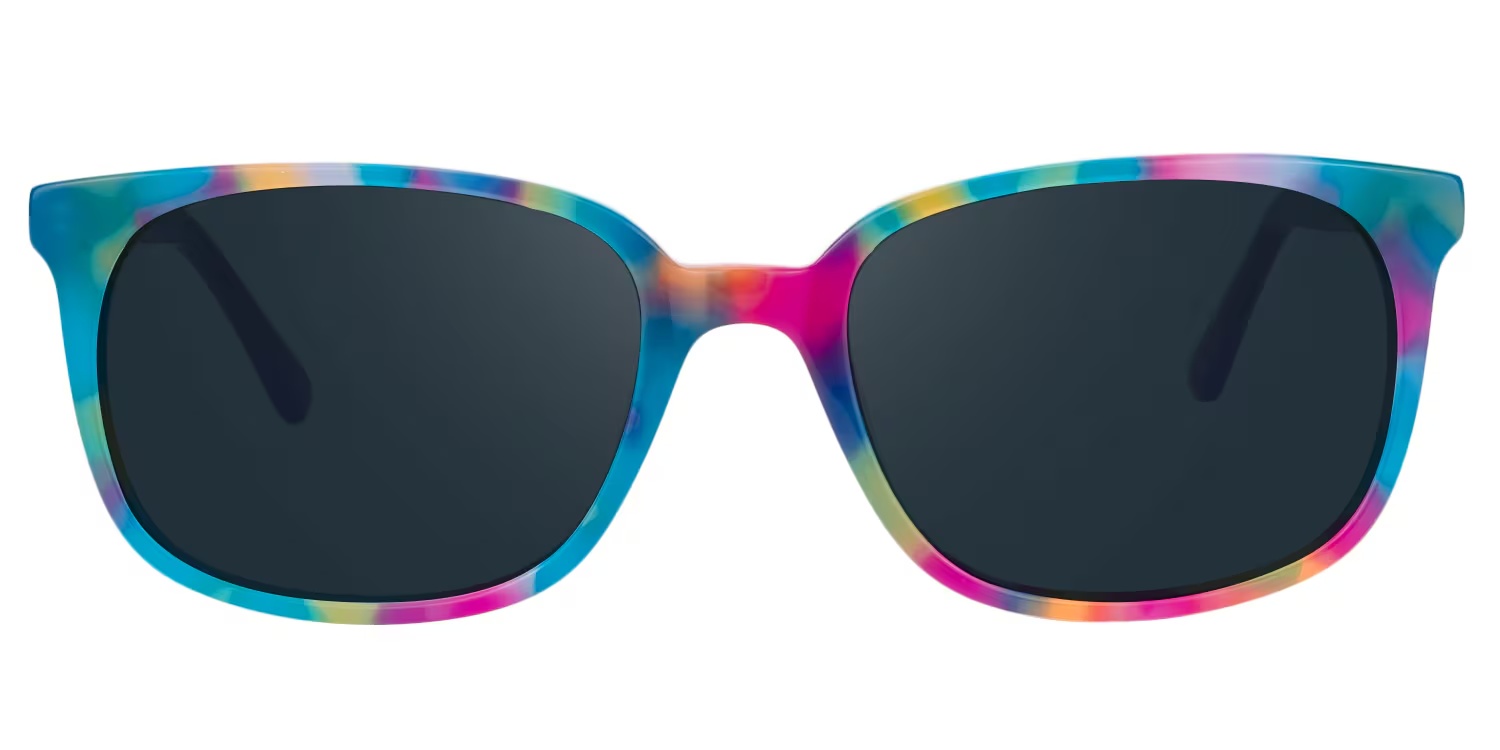 Angell Glasses - Angell Rectangle Blue Sunglasses