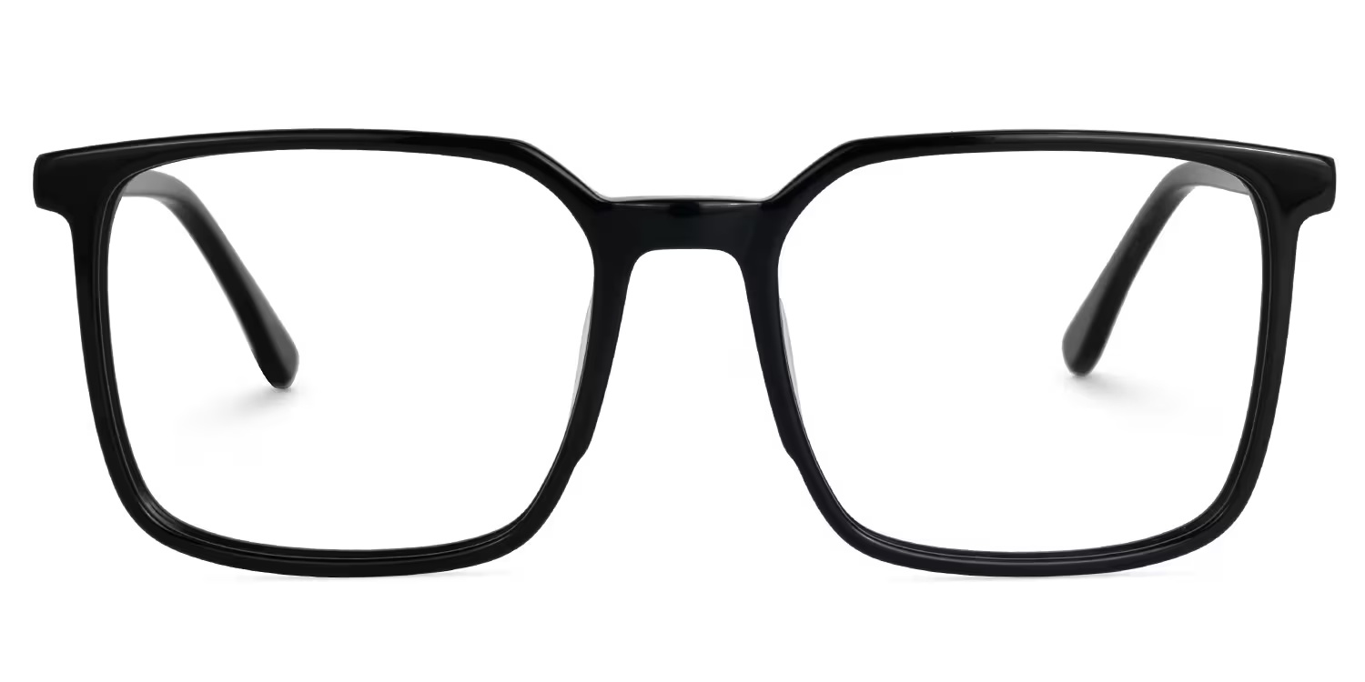 Fayrice Glasses - Fayrice Square Black Glasses