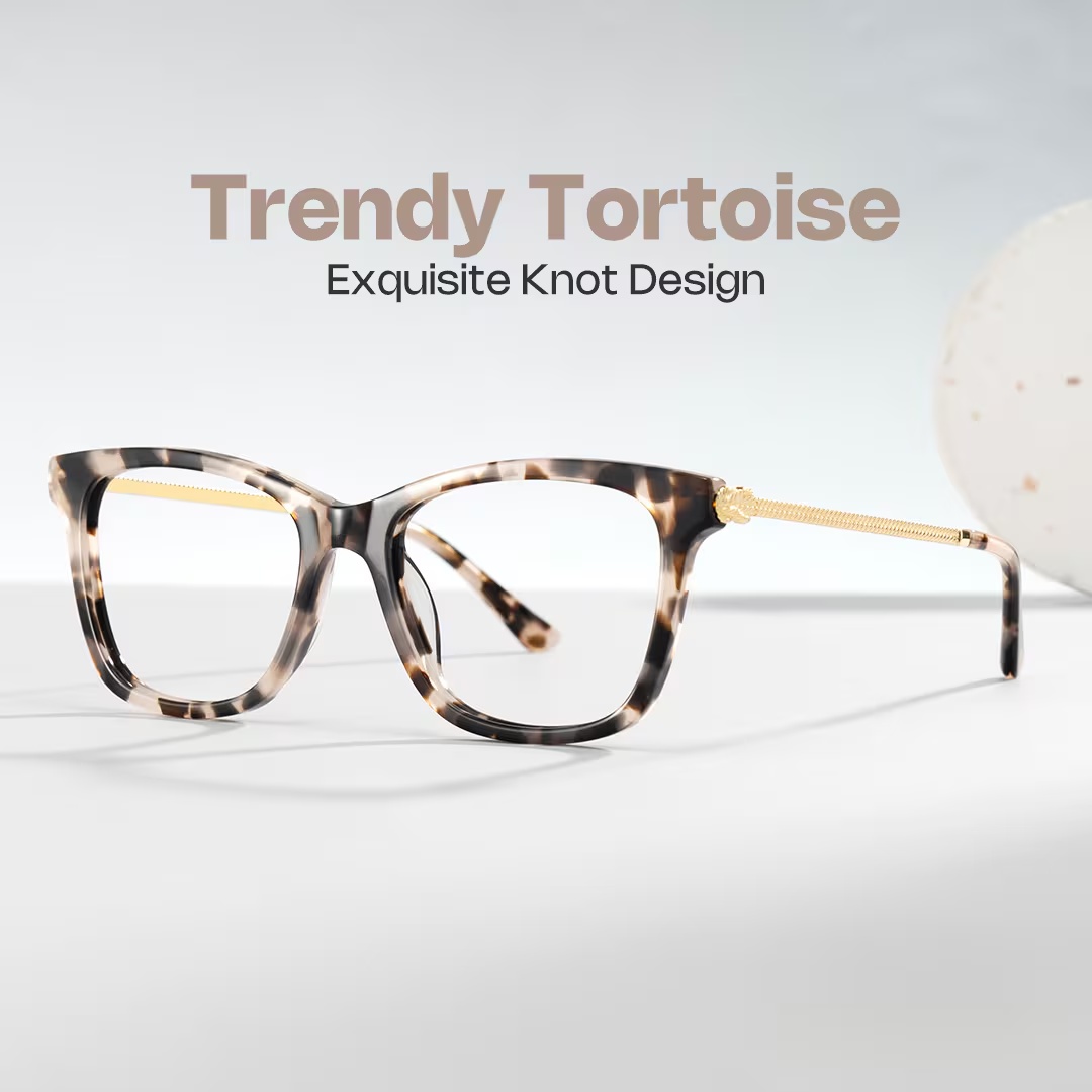 Vibert Glasses - Vibert Rectangle Tortoise Glasses