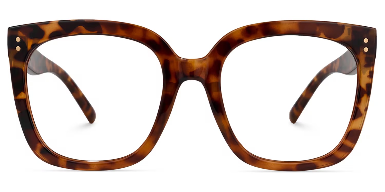 Ebony Glasses - Ebony Square Tortoise Glasses