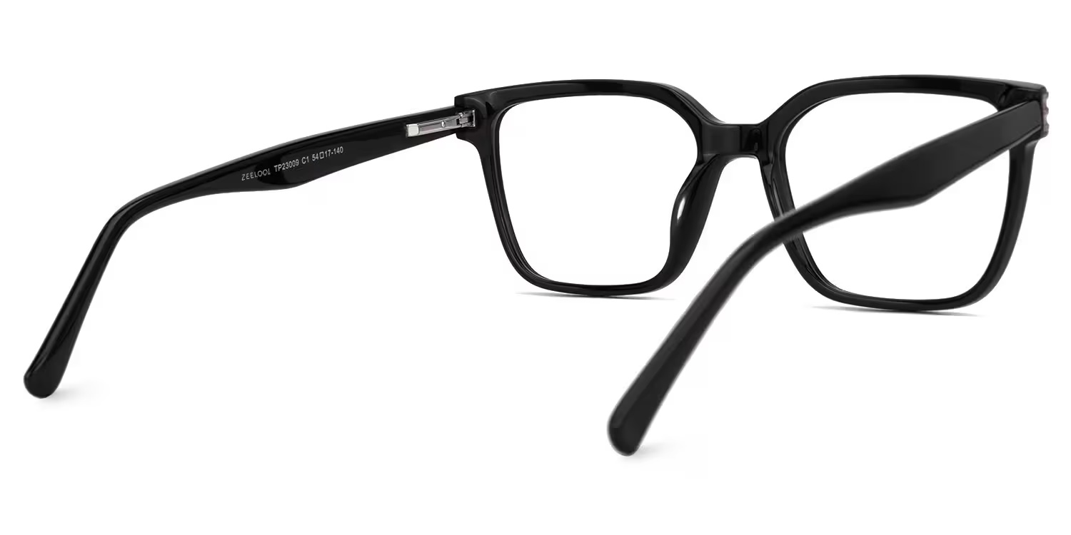 Rucker Glasses - Rucker Rectangle Black Glasses 5 Rucker Glasses - Rucker Rectangle Black Glasses