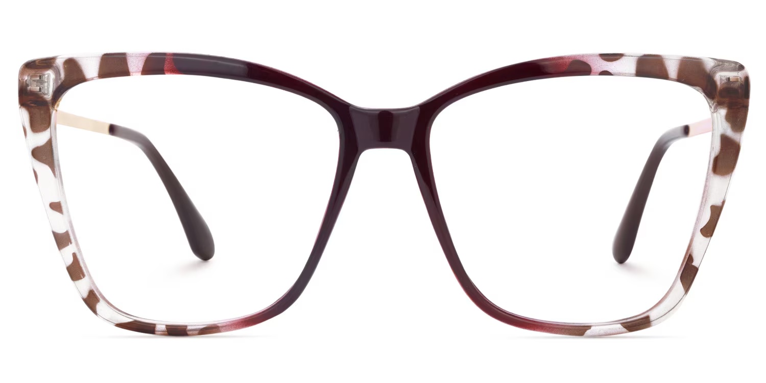 Awilda Glasses - Awilda Cateye Purple Glasses