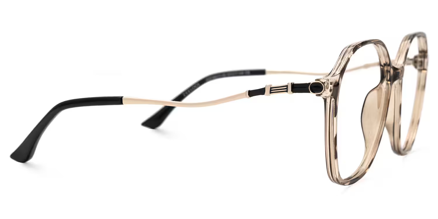 Lekesha Glasses - Lekesha Geometric Tortoise Glasses 4 Lekesha Glasses - Lekesha Geometric Tortoise Glasses