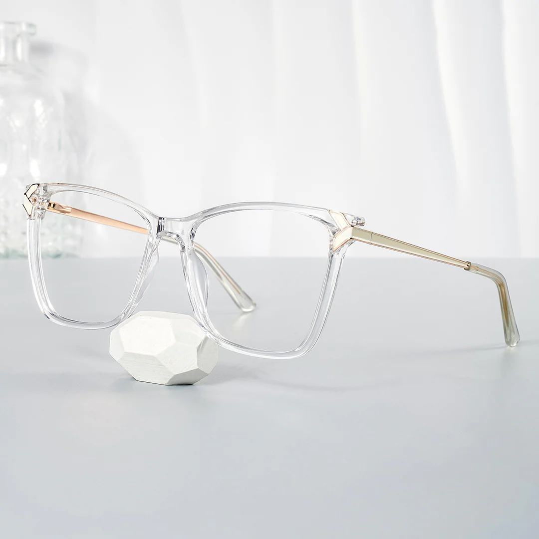 Tricee Glasses - Tricee Square Crystal Glasses