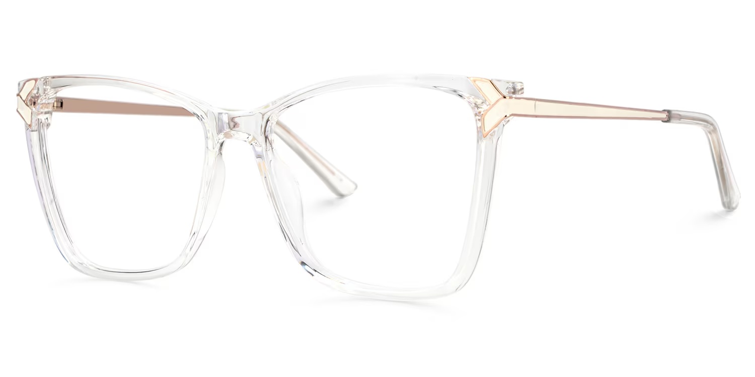 Tricee Glasses - Tricee Square Crystal Glasses 4 Tricee Glasses - Tricee Square Crystal Glasses