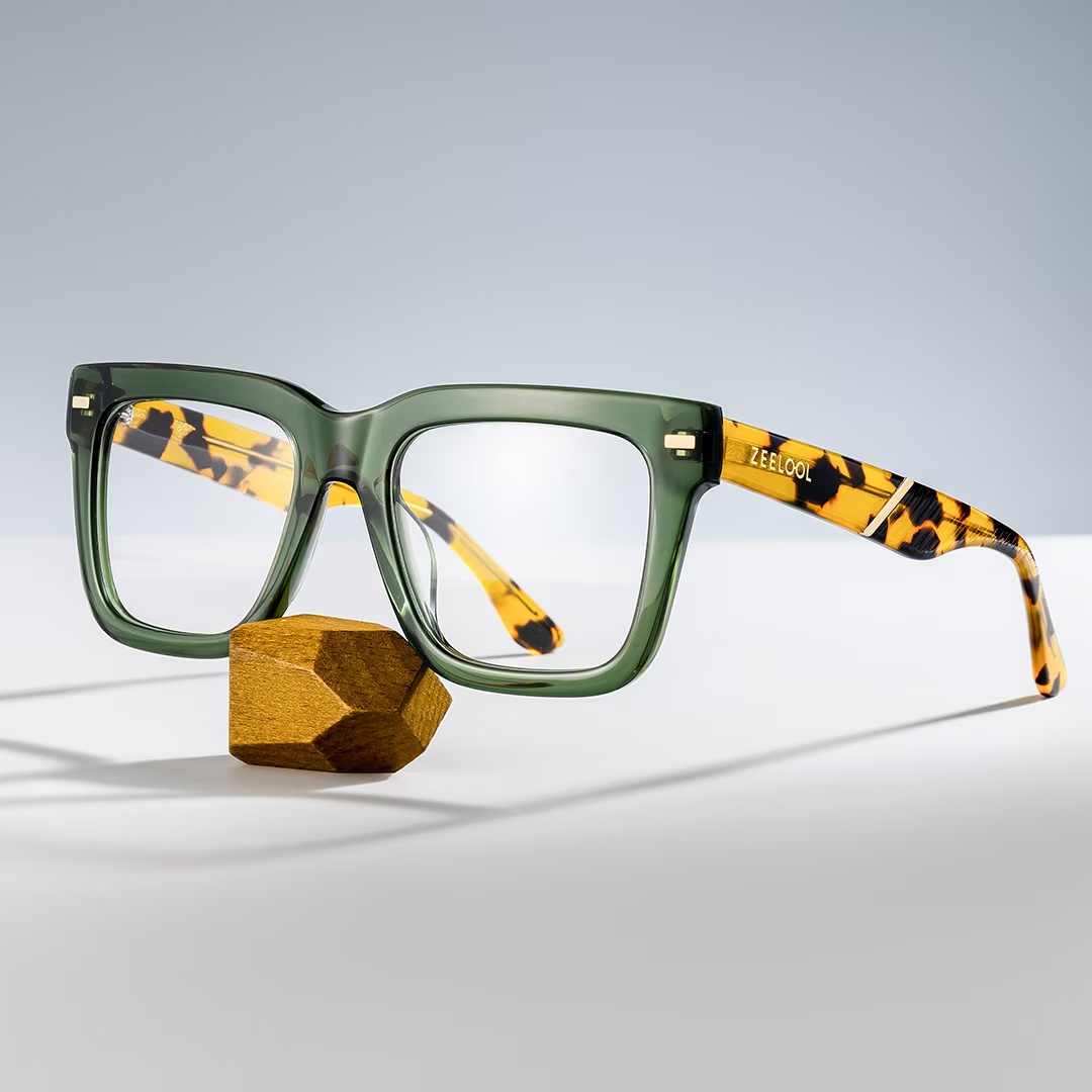 Redina Glasses - Redina Square Green Glasses