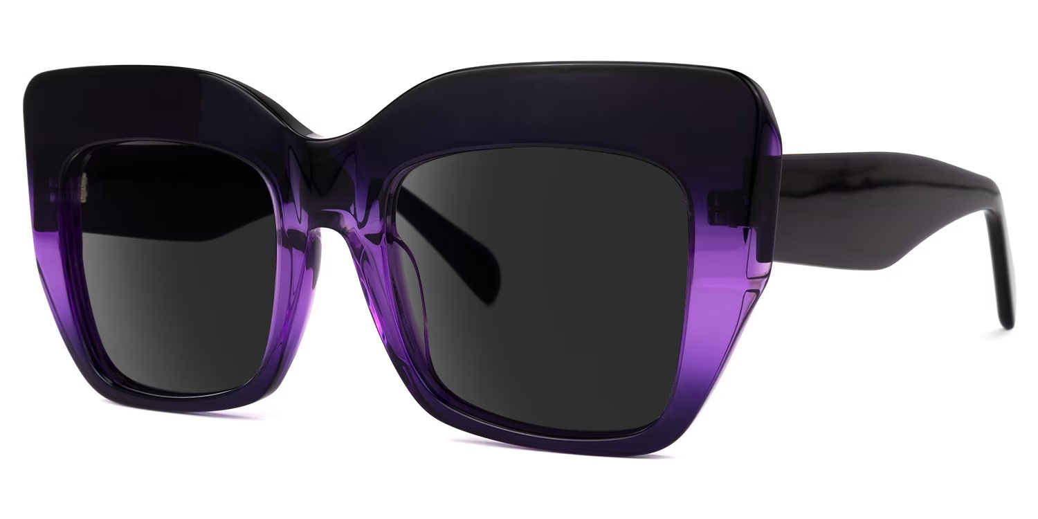 Charmaine Glasses - Charmaine Cat Eye Dark - Purple Sunglasses 3 Charmaine Glasses - Charmaine Cat Eye Dark - Purple Sunglasses