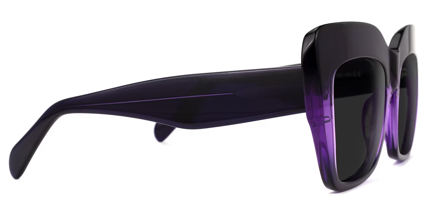 Charmaine Glasses - Charmaine Cat Eye Dark - Purple Sunglasses 4 Charmaine Glasses - Charmaine Cat Eye Dark - Purple Sunglasses