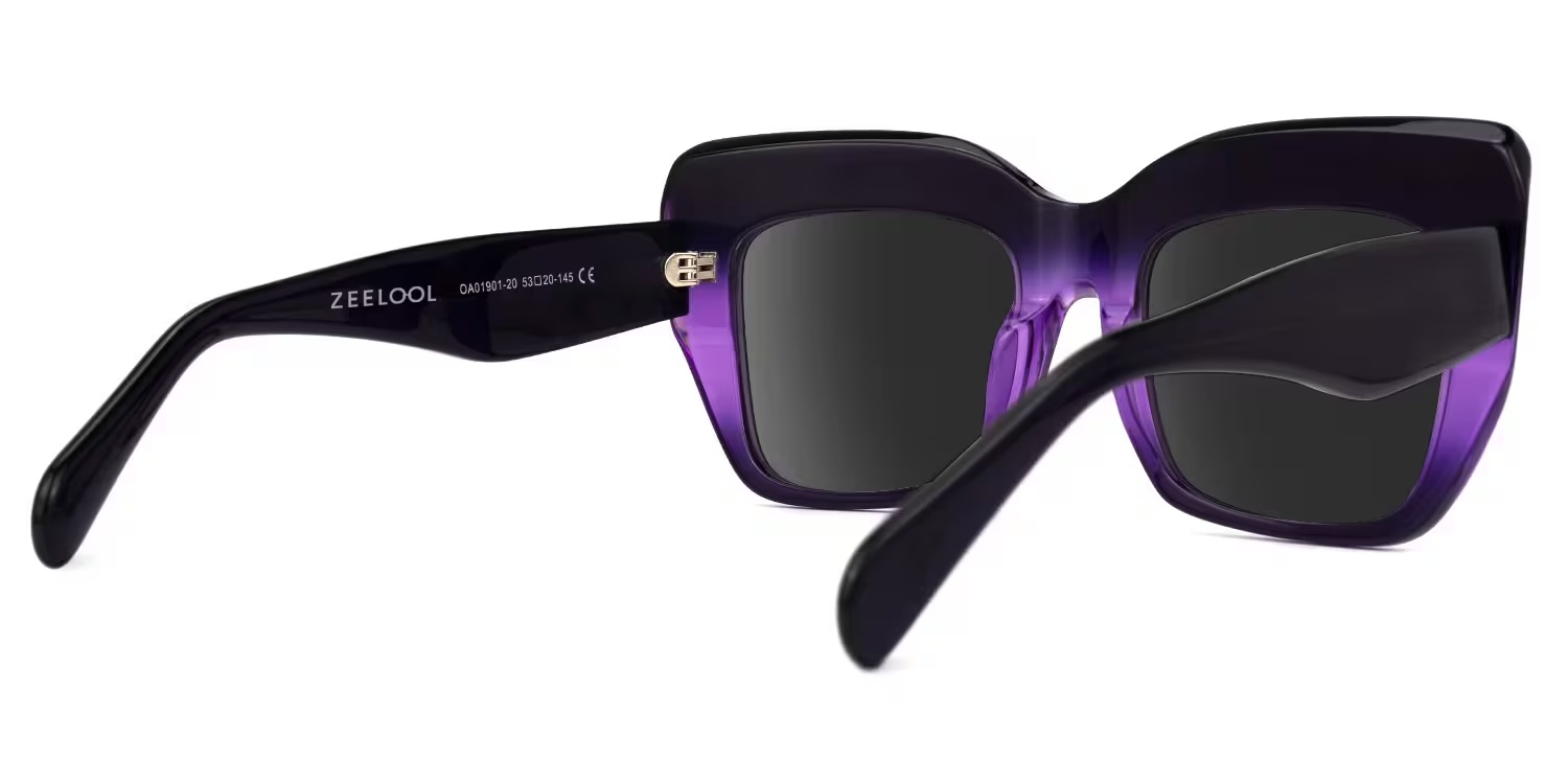 Charmaine Glasses - Charmaine Cat Eye Dark - Purple Sunglasses 5 Charmaine Glasses - Charmaine Cat Eye Dark - Purple Sunglasses