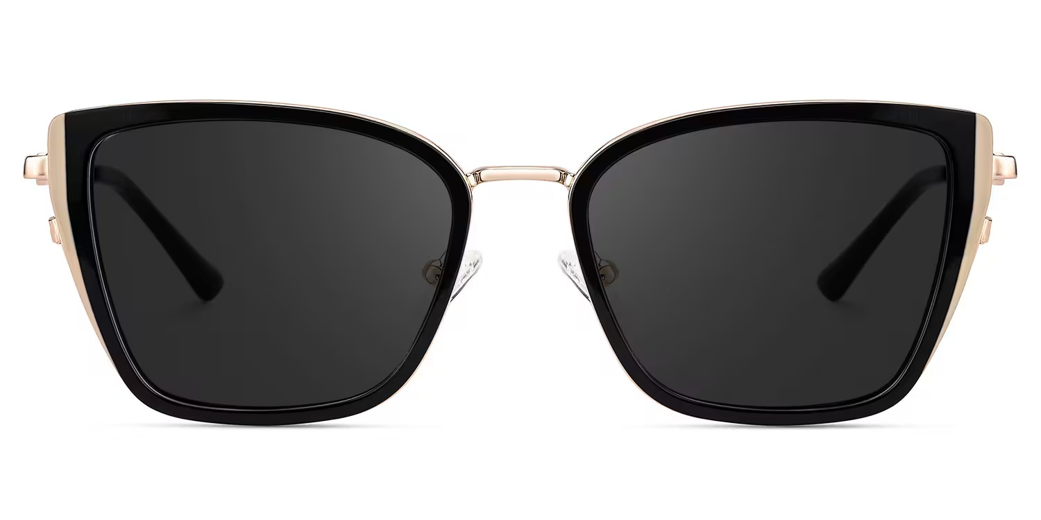 Juniper Glasses - Juniper Rectangle Black Sunglasses