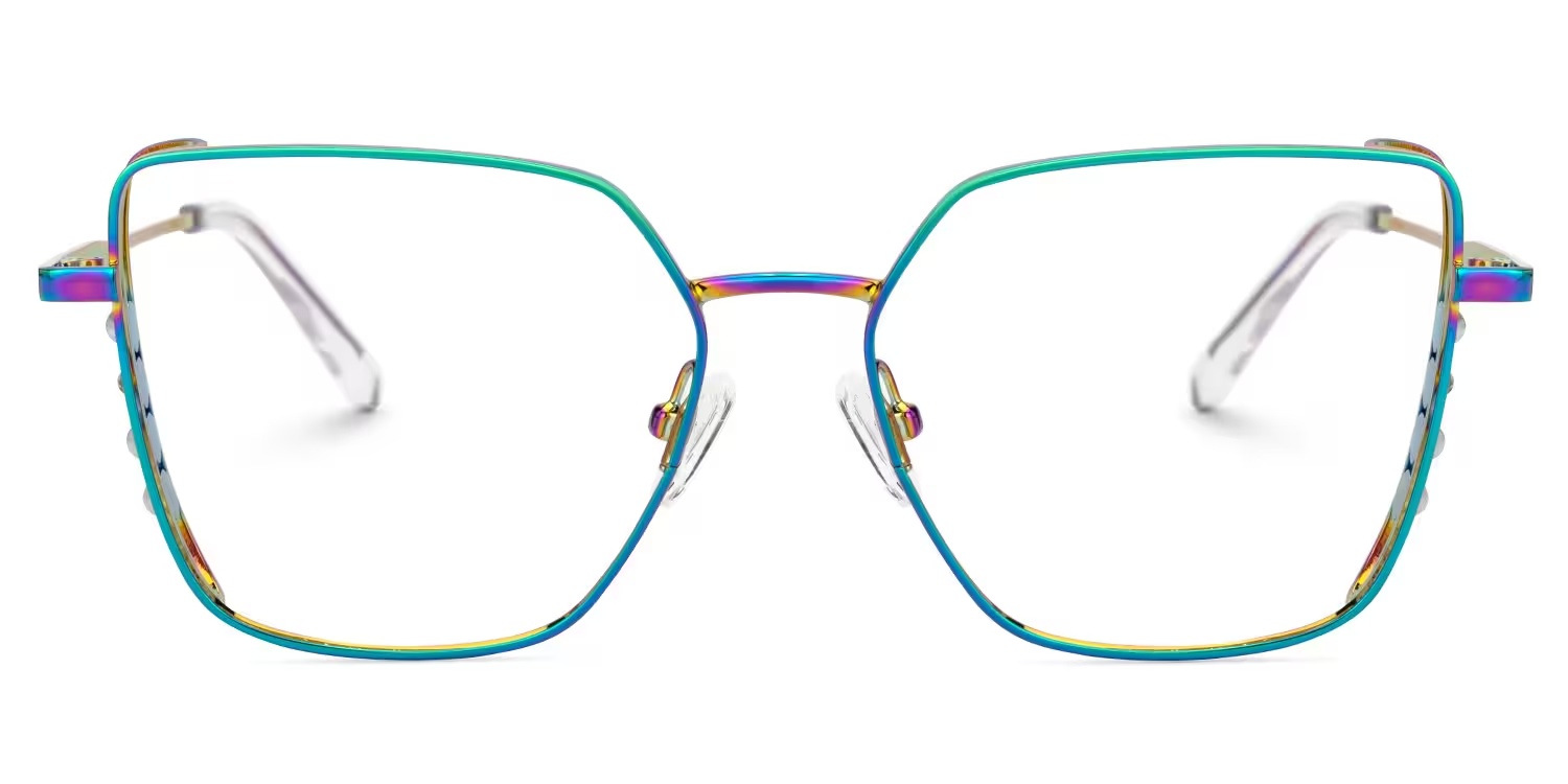 Jamison Glasses - Jamison Square Iridescent Glasses