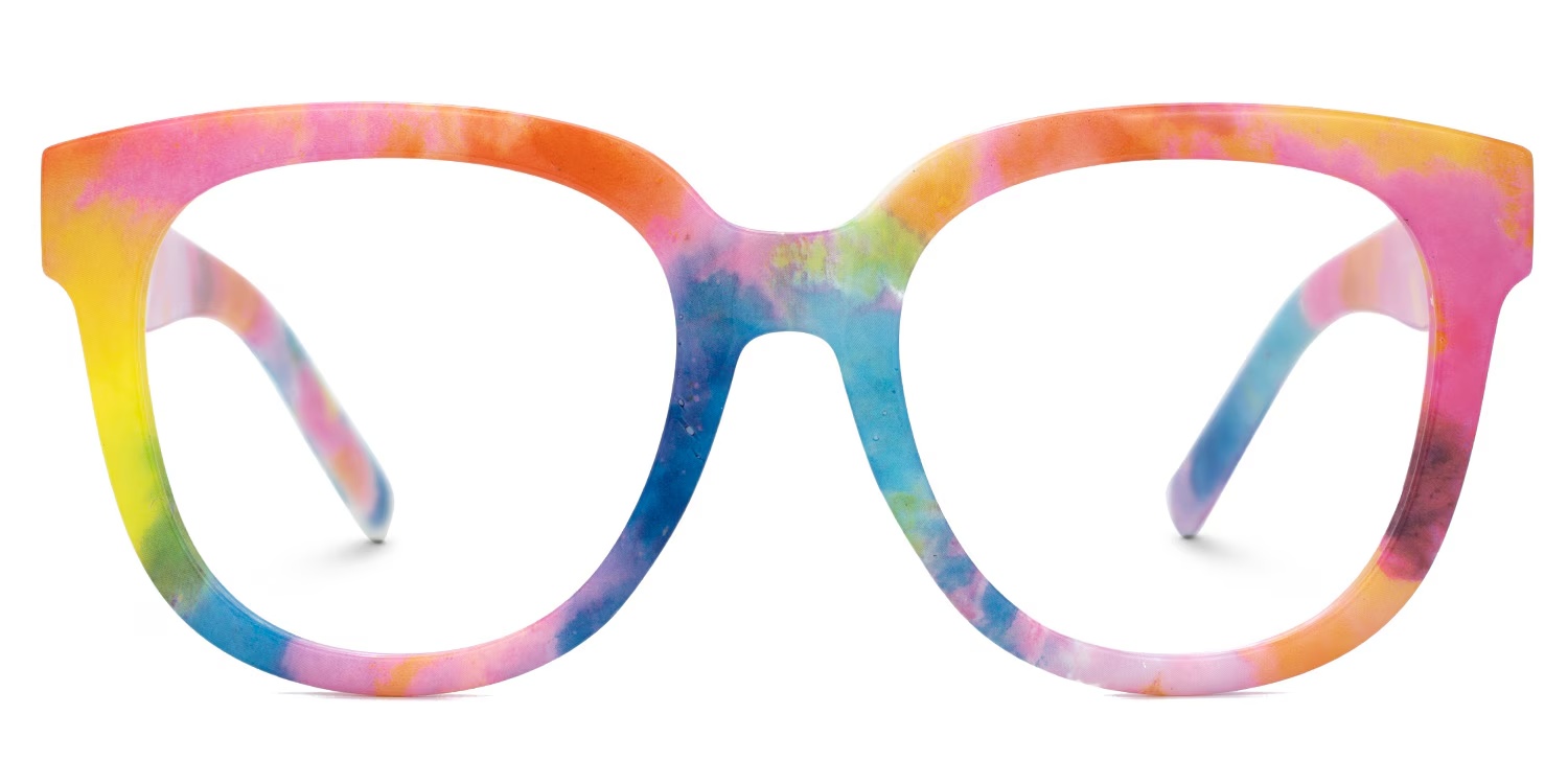 Harrell Glasses - Harrell Square Rainbow Glasses