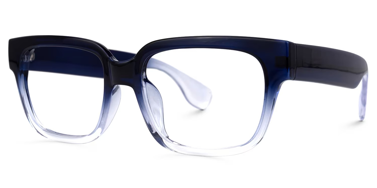 Colin Glasses - Colin Rectangle Dark - Blue Glasses 3 Colin Glasses - Colin Rectangle Dark - Blue Glasses