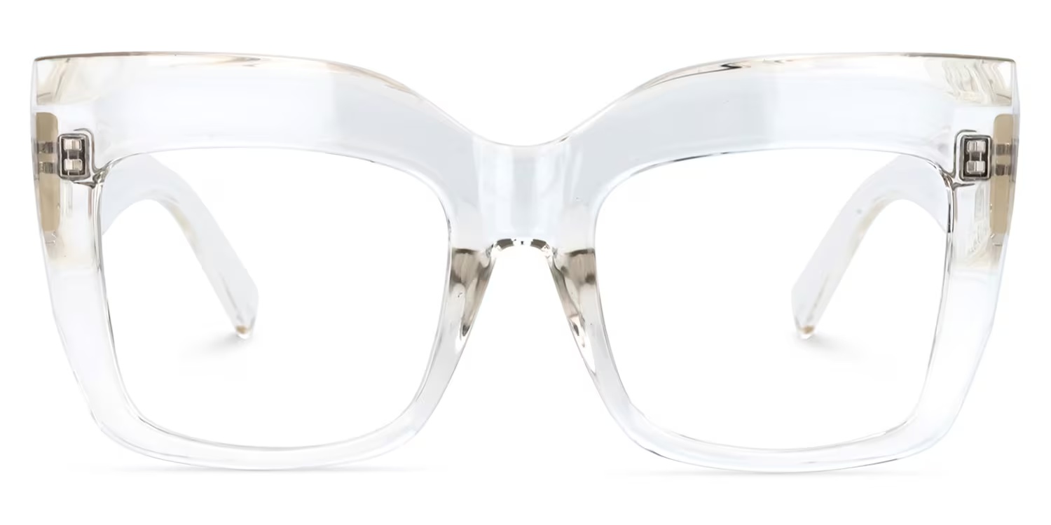 Alberta Glasses - Alberta Cat Eye Crystal Glasses