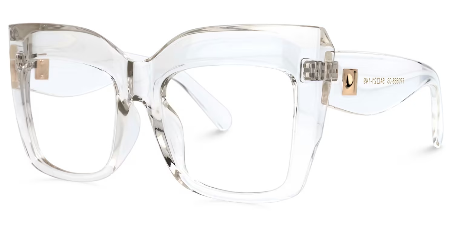 Alberta Glasses - Alberta Cat Eye Crystal Glasses 3 Alberta Glasses - Alberta Cat Eye Crystal Glasses