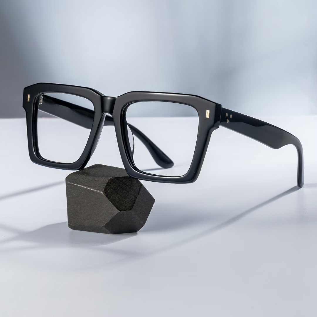 Kenish Glasses - Kenish Square Black Glasses