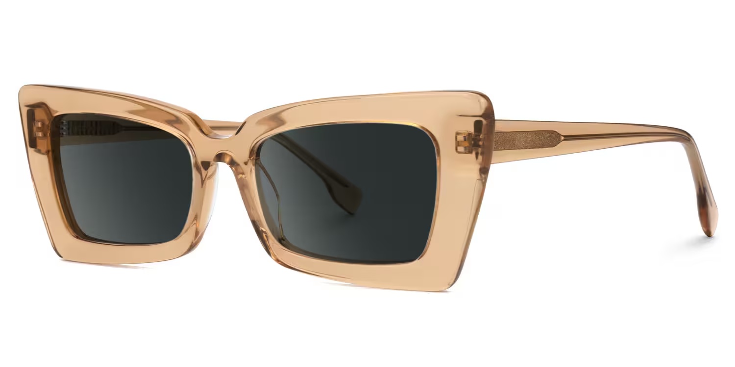 Newell Glasses - Newell Rectangle Brown Glasses 3 Newell Glasses - Newell Rectangle Brown Glasses