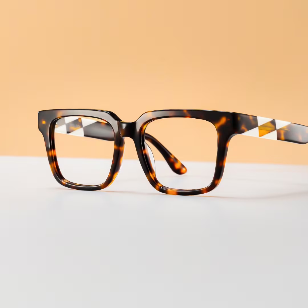 Harriet Glasses - Harriet Square Tortoise Glasses