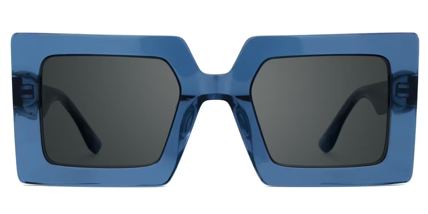 Tiffaney Glasses - Tiffaney Square Blue Glasses