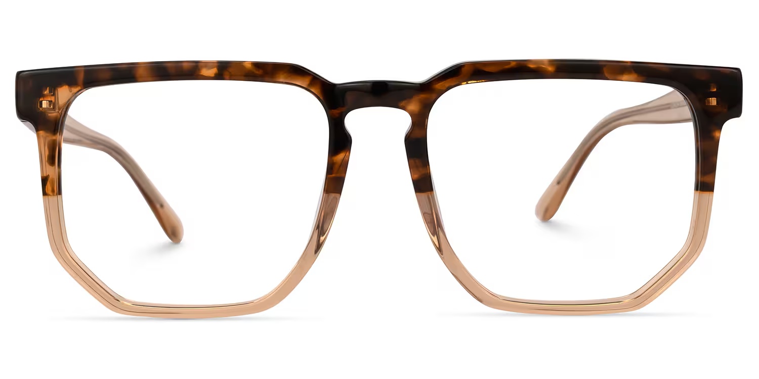 Matherne Glasses - Matherne Square Tortoise Glasses