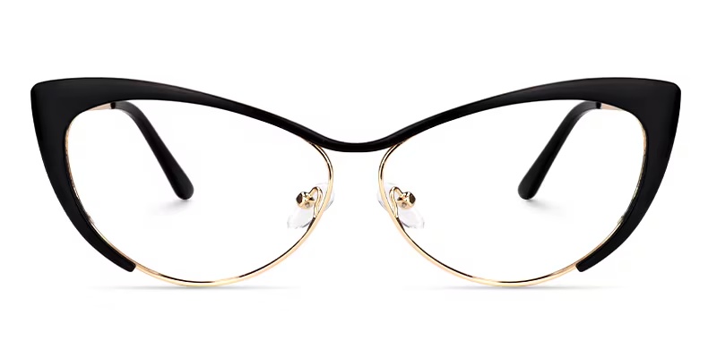 Ellen Glasses - Ellen Cateye Black Glasses