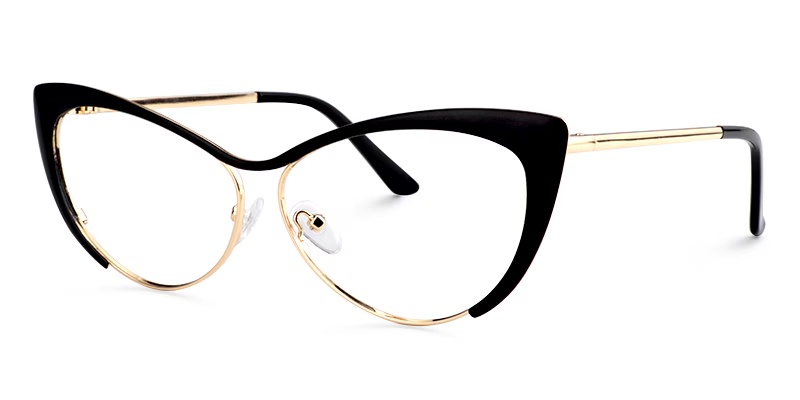 Ellen Glasses - Ellen Cateye Black Glasses 5 Ellen Glasses - Ellen Cateye Black Glasses