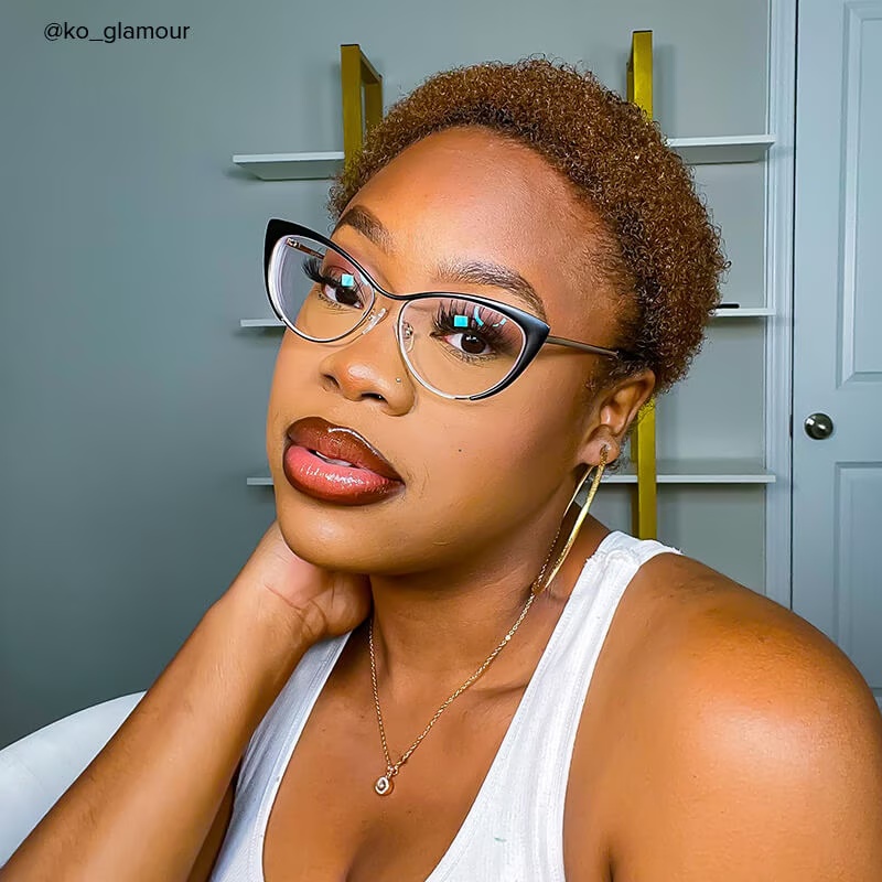 Ellen Glasses - Ellen Cateye Black Glasses 9 Ellen Glasses - Ellen Cateye Black Glasses