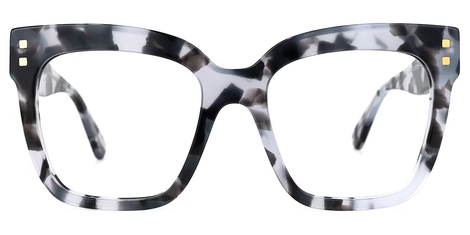Minguela Glasses - Minguela Square Gray - Tortoise Glasses