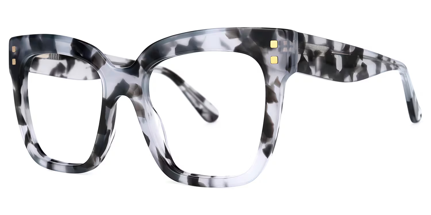 Minguela Glasses - Minguela Square Gray - Tortoise Glasses 3 Minguela Glasses - Minguela Square Gray - Tortoise Glasses