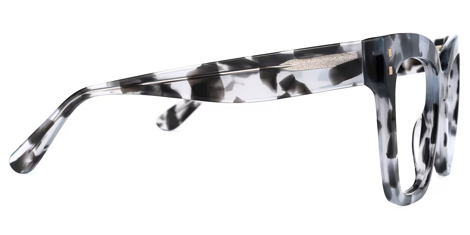 Minguela Glasses - Minguela Square Gray - Tortoise Glasses 4 Minguela Glasses - Minguela Square Gray - Tortoise Glasses