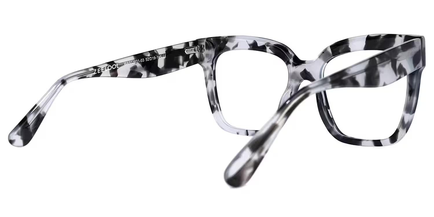 Minguela Glasses - Minguela Square Gray - Tortoise Glasses 5 Minguela Glasses - Minguela Square Gray - Tortoise Glasses