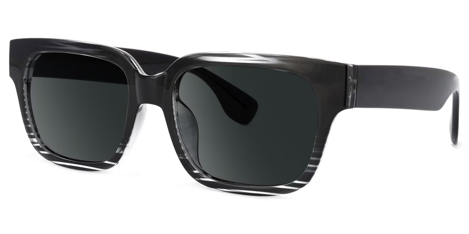 Colin Glasses - Colin Rectangle Black Glasses 3 Colin Glasses - Colin Rectangle Black Glasses