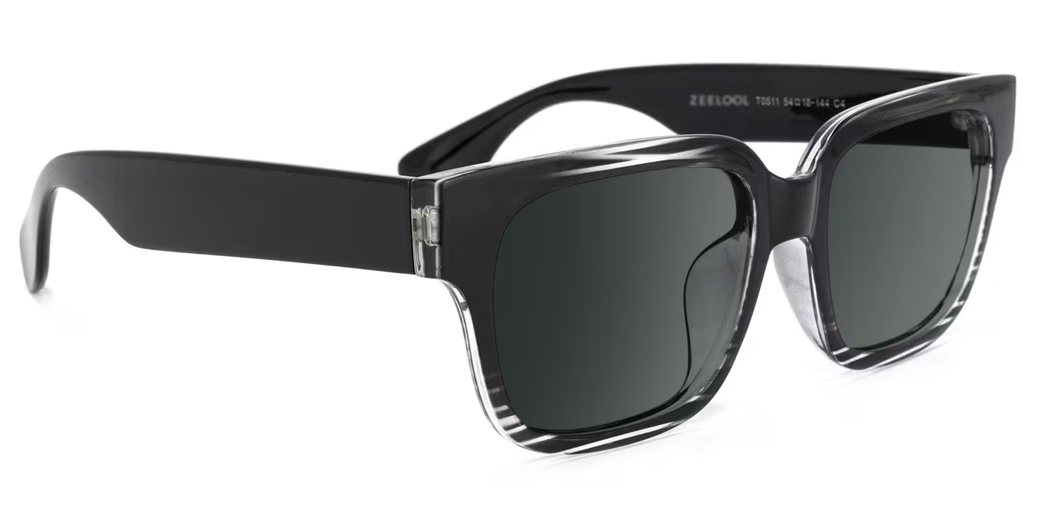 Colin Glasses - Colin Rectangle Black Glasses 4 Colin Glasses - Colin Rectangle Black Glasses
