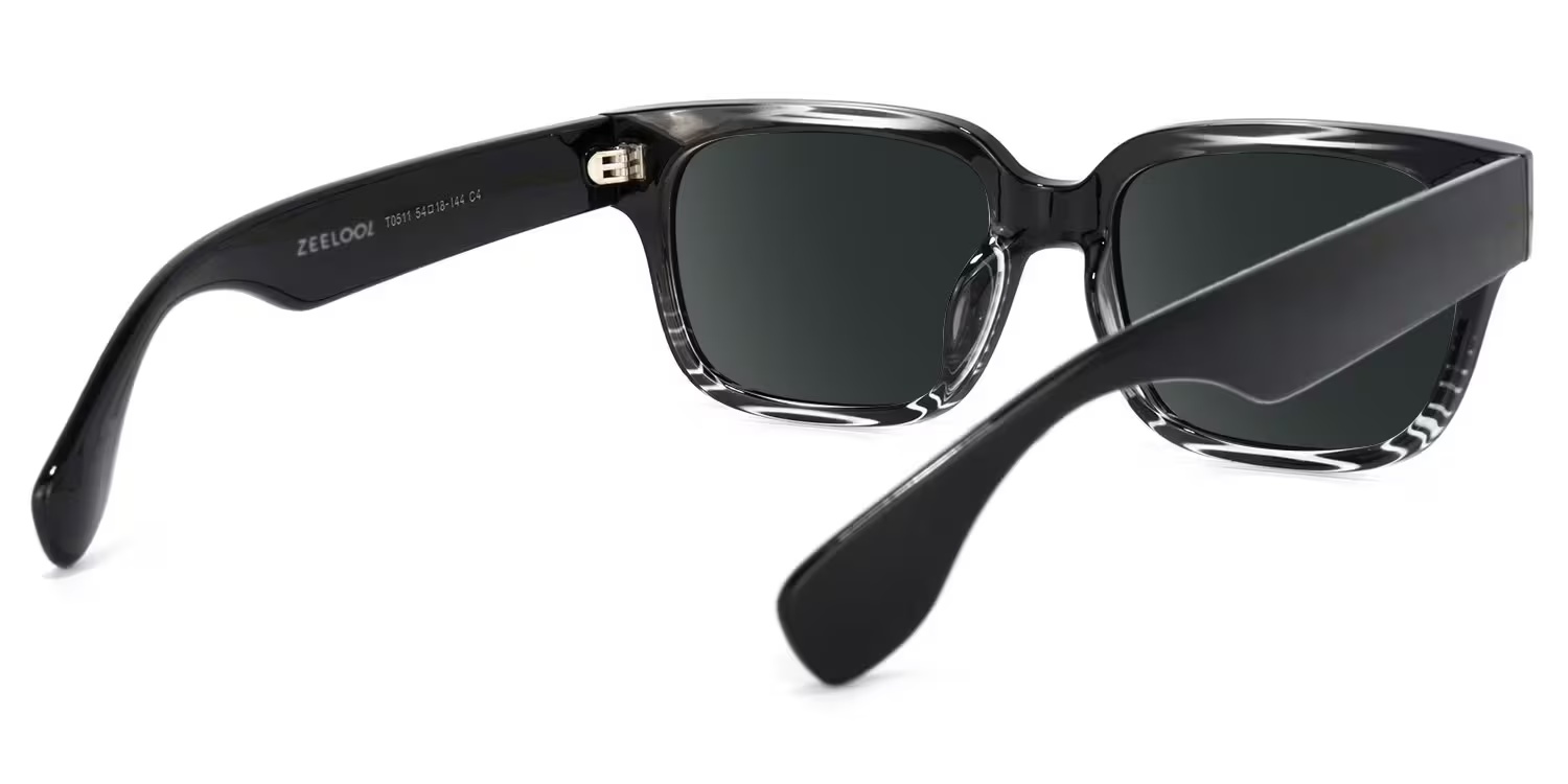 Colin Glasses - Colin Rectangle Black Glasses 5 Colin Glasses - Colin Rectangle Black Glasses