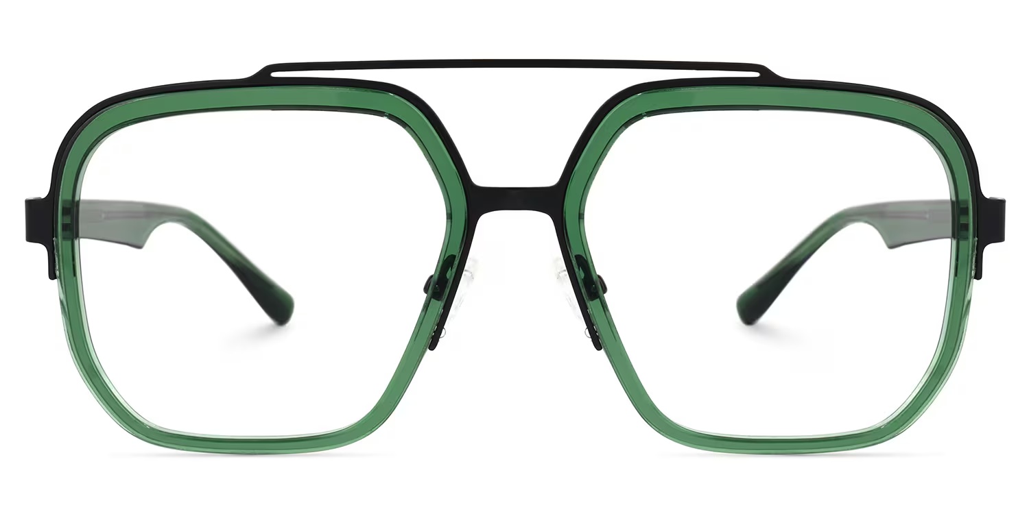Ace Glasses - Ace Aviator Green Glasses