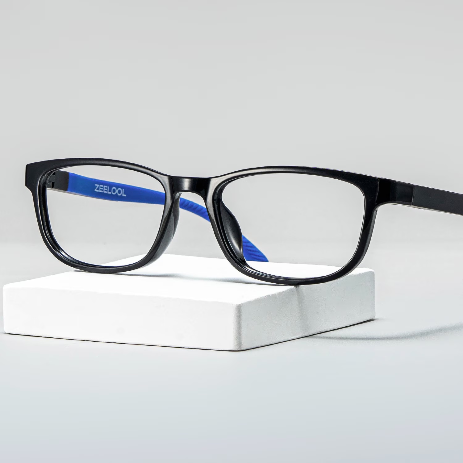 Robin( Age 8 - 12 ) Glasses - Robin Rectangle Black Blue Glasses