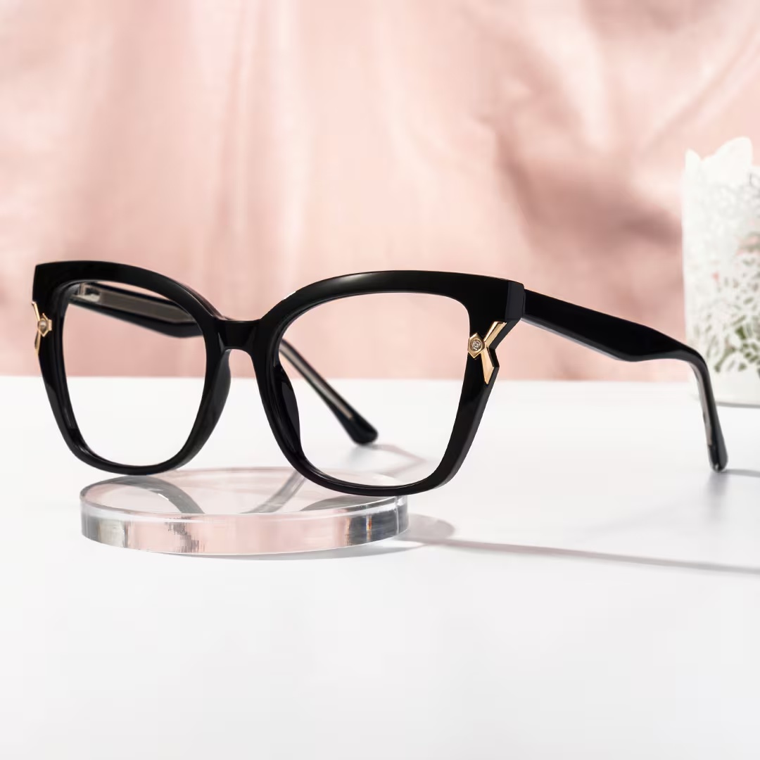 Nunnally Glasses - Nunnally Cateye Black Glasses