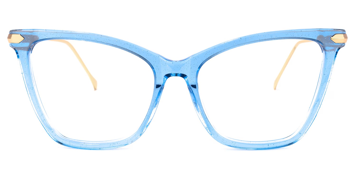 Hilary Glasses - Hilary Butterfly Blue Glasses