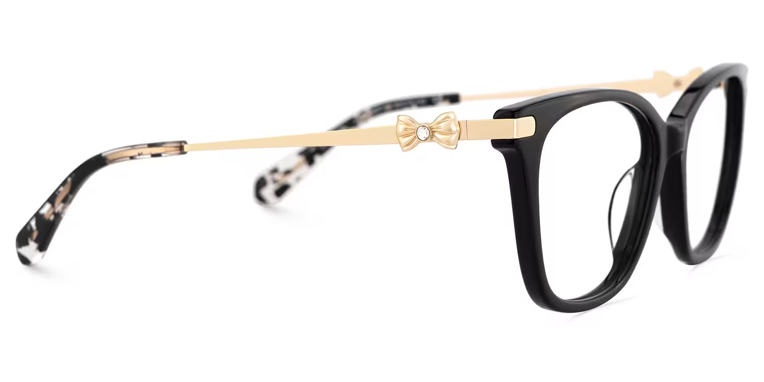 Suzy Glasses - Suzy Rectangle Black Glasses 6 Suzy Glasses - Suzy Rectangle Black Glasses