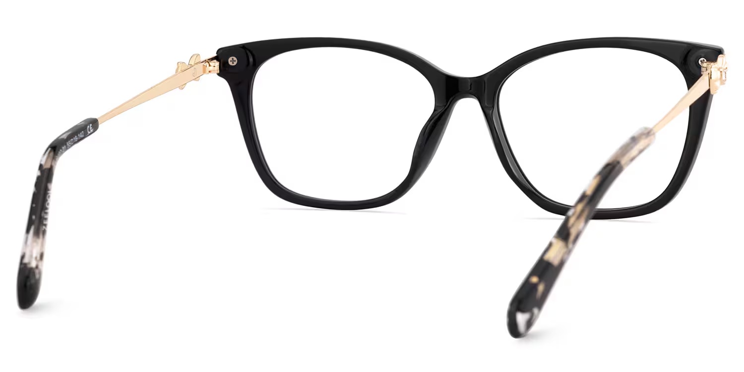 Suzy Glasses - Suzy Rectangle Black Glasses 7 Suzy Glasses - Suzy Rectangle Black Glasses