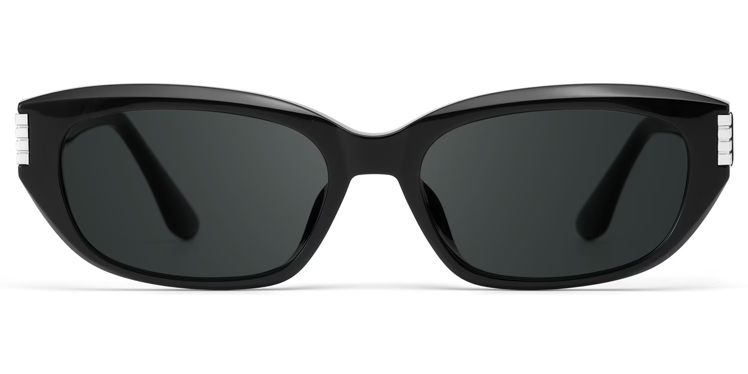 Riviera Sunglasses - Riviera Geometric Black Sunglasses